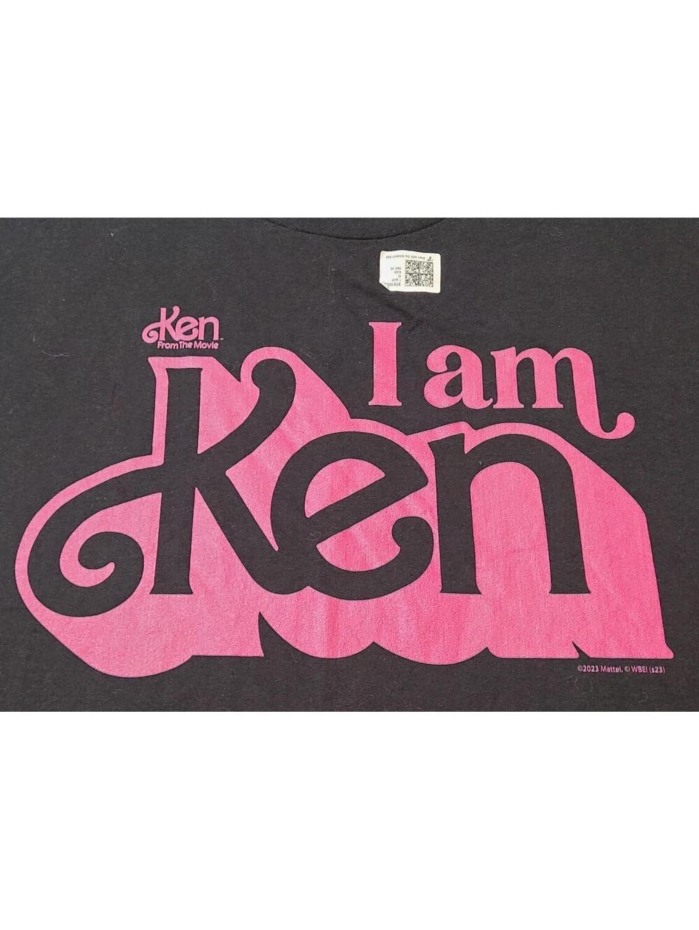 NWT Barbie Movie "I Am Ken" SS Shirt Mens Size 4XL Black Mattel Relaxed Comfort